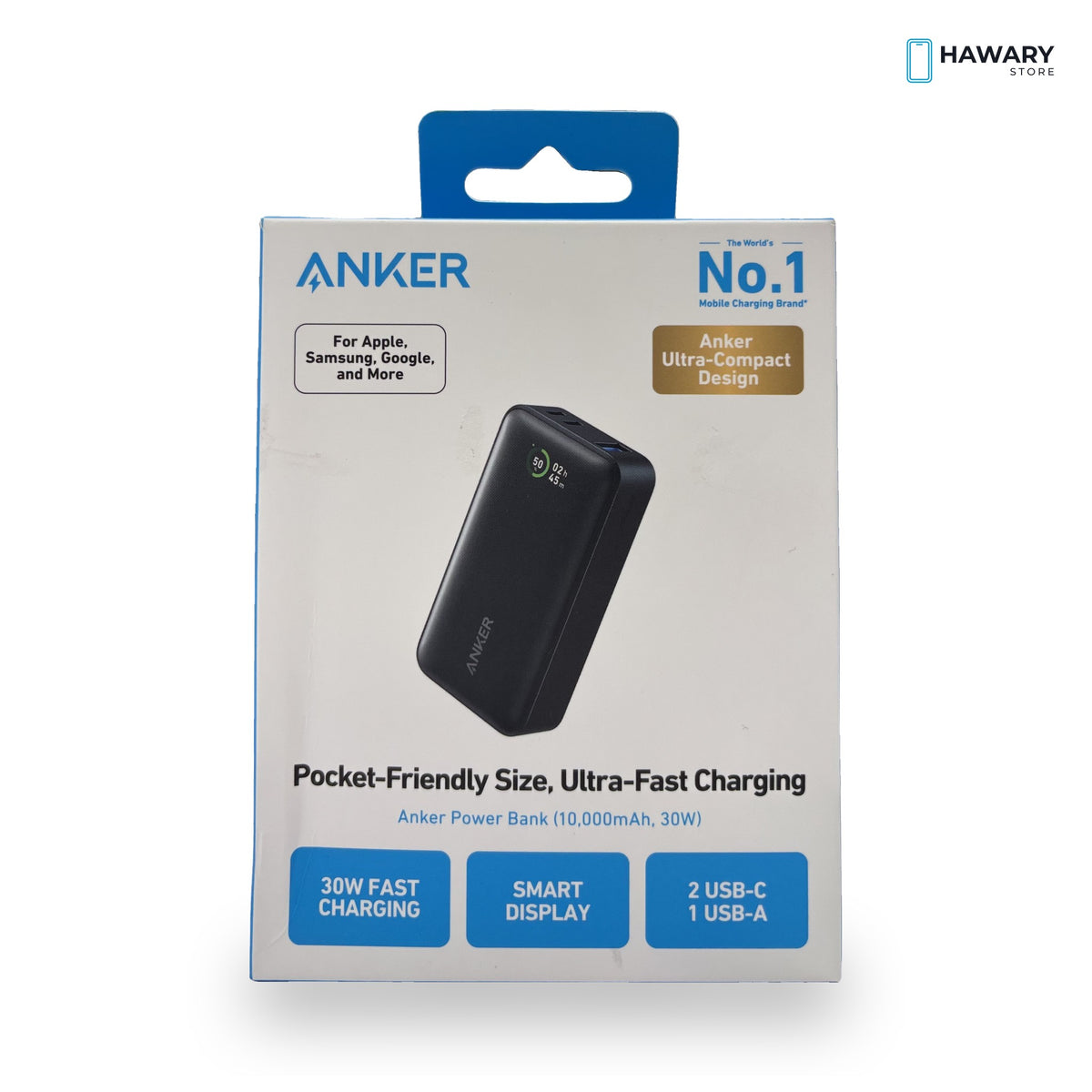 Anker Power Bank – 10,000mAh 30W – Hawary Store