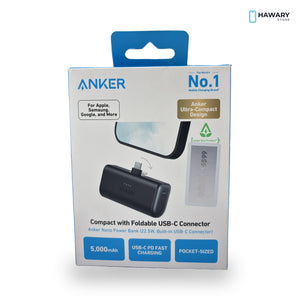 Anker Nano Power Bank – 5,000mAh 22.5W Built-in USB-C