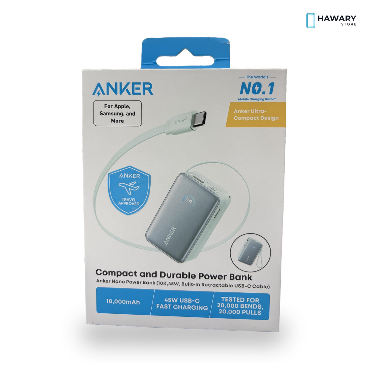 Anker Power Bank – 10,000mAh 45W – Hawary Store