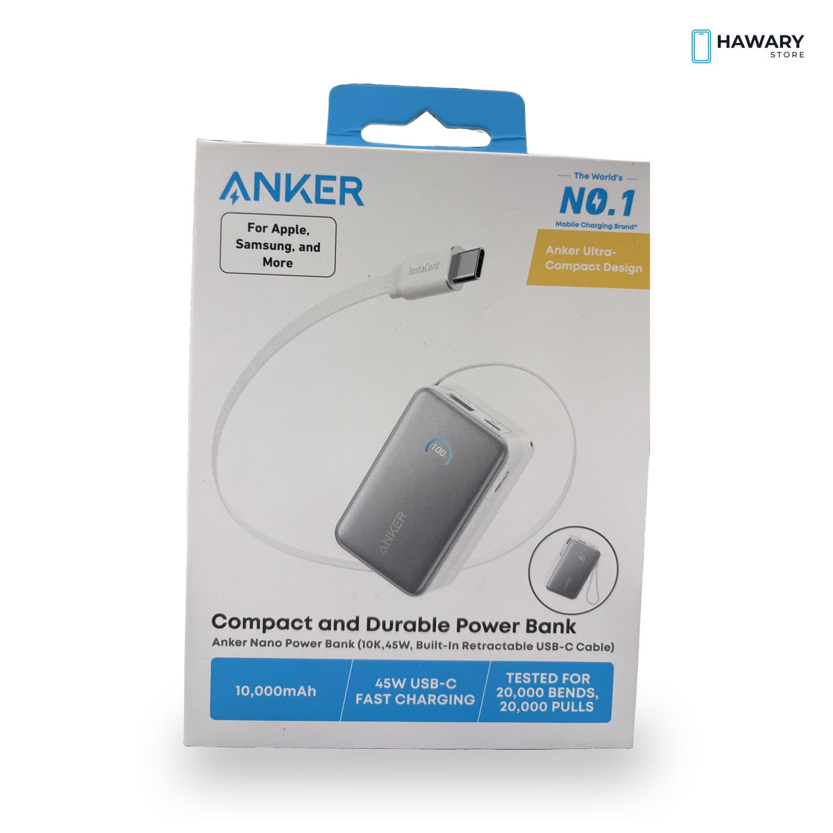 Anker Power Bank – 10,000mAh 45W – Hawary Store
