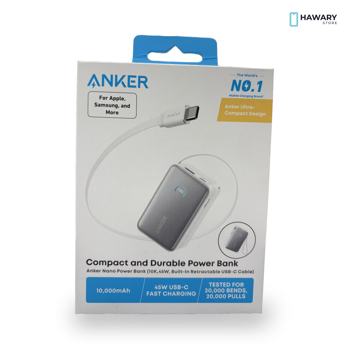 Anker Power Bank – 10,000mAh 45W – Hawary Store