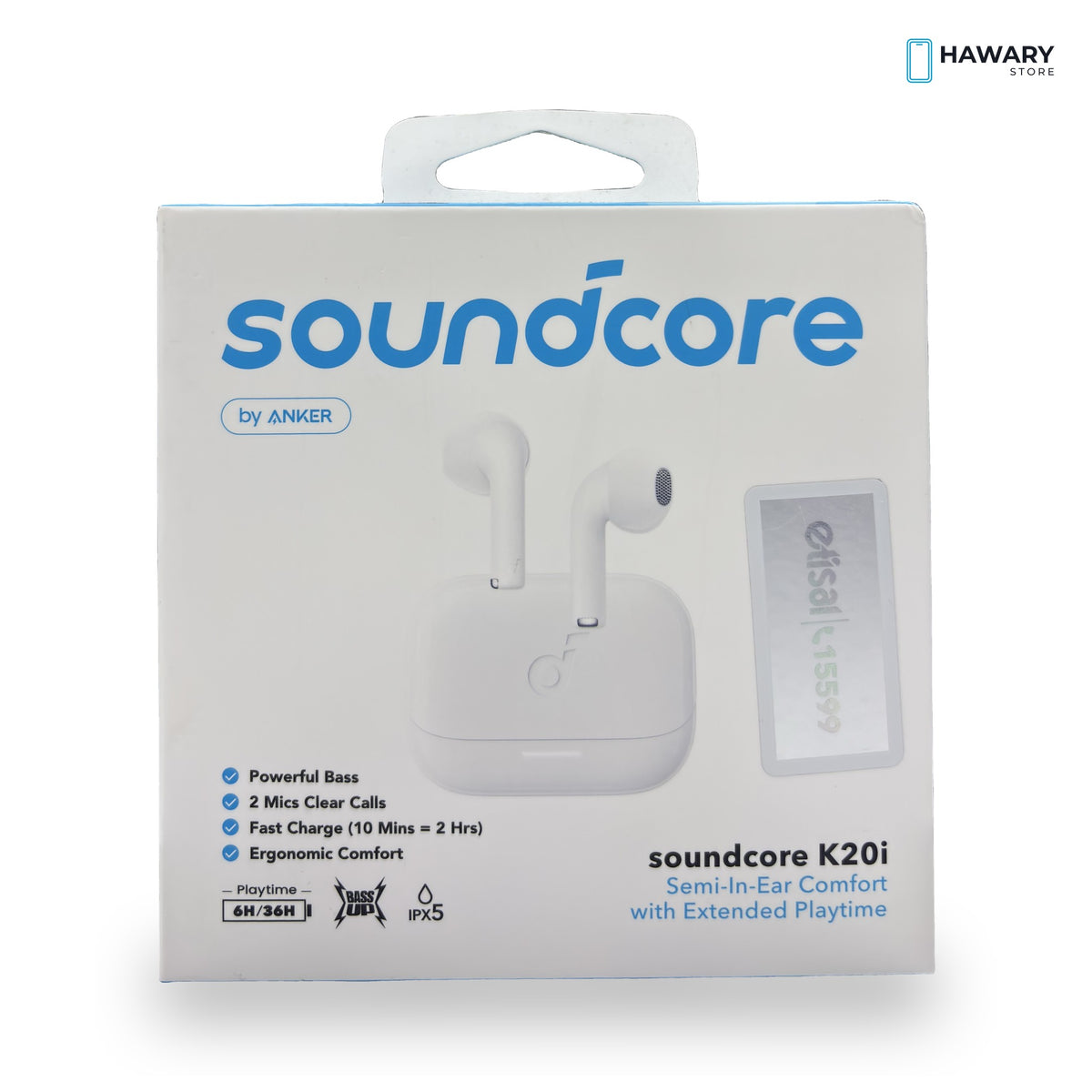 Anker Soundcore K20i – Semi-In-Ear Wireless Earbuds – Hawary Store