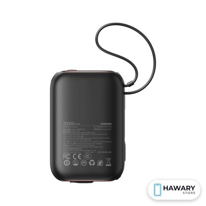 Joyroom JR-L012 – 20,000mAh 45W Power Bank with Built-in Cables
