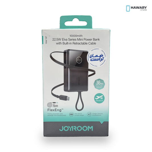 Joyroom JR-PR1 Elva – Mini Power Bank 10,000mAh 22.5W with Built-in Cable – Hawary Store
