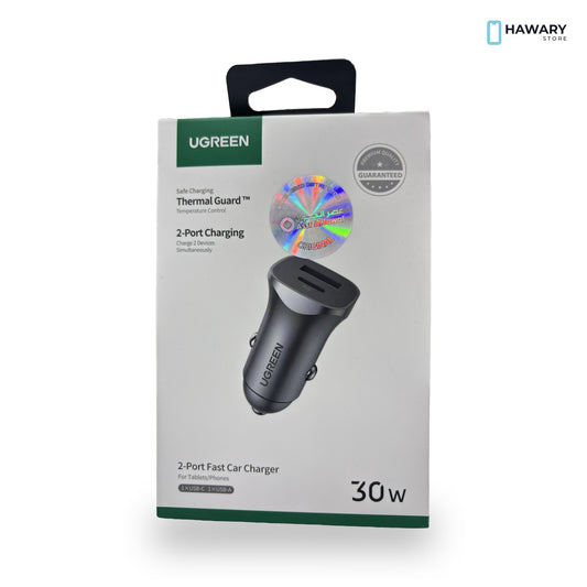 Ugreen – 30W 2-Port Car Charger – Hawary Store