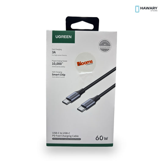 Ugreen US261 – USB-C to USB-C Cable 60W – Hawary Store